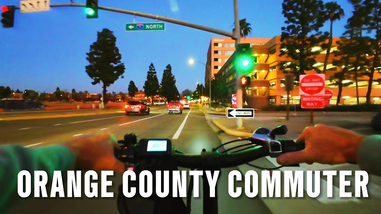 eBike POV Commute Into the Darkness 