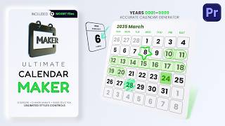 TUTORIAL | Create Calendar in Premiere Pro