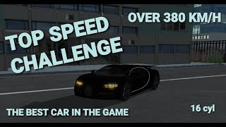 Real Driving Sim: Bugatti Chiron Top speed challenge screenshot 1