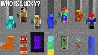 WHO is LUCKY DIAMOND MAN or HAMOOD or GIRL or WATER or RAINBOW MAN or LAVA or GNOMED in Minecraft ?
