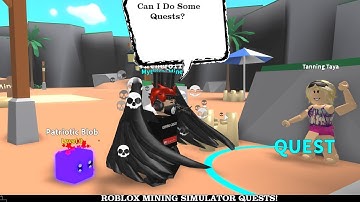 ROBLOX MINING SIMULATOR QUESTS! - w/ TheGadgetBoy12 & Lil Gecko Tube