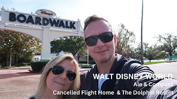 Walt Disney World Vlog | Travel Day | Ale & Compass | Cancelled Flight | WDW Dolphin Resort | Jan 24