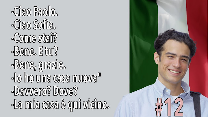 Learn Easy Italian from Zero with Short Conversations for Daily Life #12