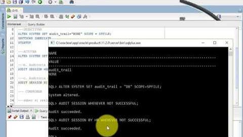 Como hacer una auditoria en oracle 2016