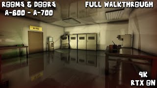 Reaching A-700 Rooms & Doors (4K RTX) ROBLOX Full Walkthrough