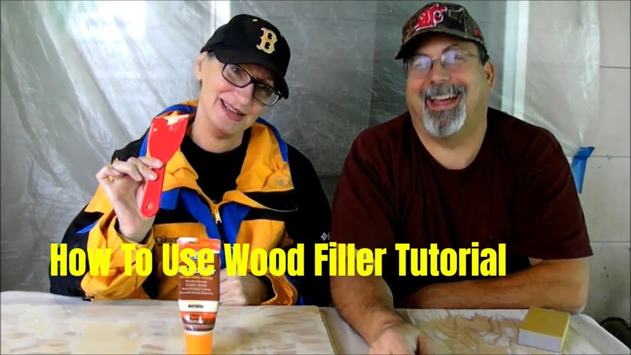 How To Use Wood Filler Tutorial - YouTube