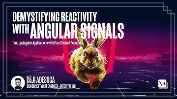 Angular Signals Deep Dive with Deji Adesoga, Senior Software Engineer · Enterfive Inc.