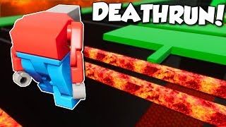 DEATHRUN IN BRICK RIGS?  Brick Rigs Multiplayer Gameplay  Lego deathrun challenge