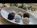 Конфеты из фиников и орехов ПП | Трюфели из фиников за 30 минут | Raw date candies recipe