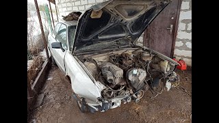 AUDI 80. Чистка заляпанного салона и обслуживание мотора.