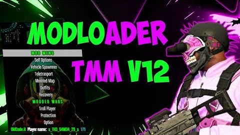 MOD MENU/MODLOADER/TMM V12/PARA/HEN/CFW/BLUS/BLES/GTA V PS3