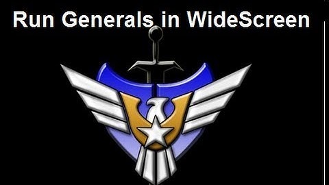 generals zero hour Resolution widescreen fullscreen full screen narrow