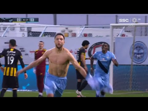 هدف الباطن الثاني على الاتحاد الاتحاد و الباطن الدوري السعودي للمحترفين 21 22