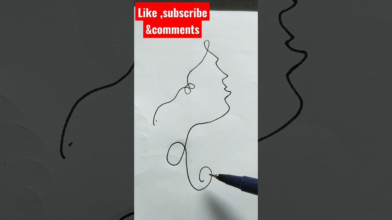 One single line drawing women beauty abstract vector image .