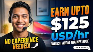 No Experience Remote Job Earn Upto 125 Usdhr English Audio Trainer Role