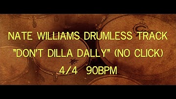 NATE WILLIAMS DRUMLESS TRACK - "DON
