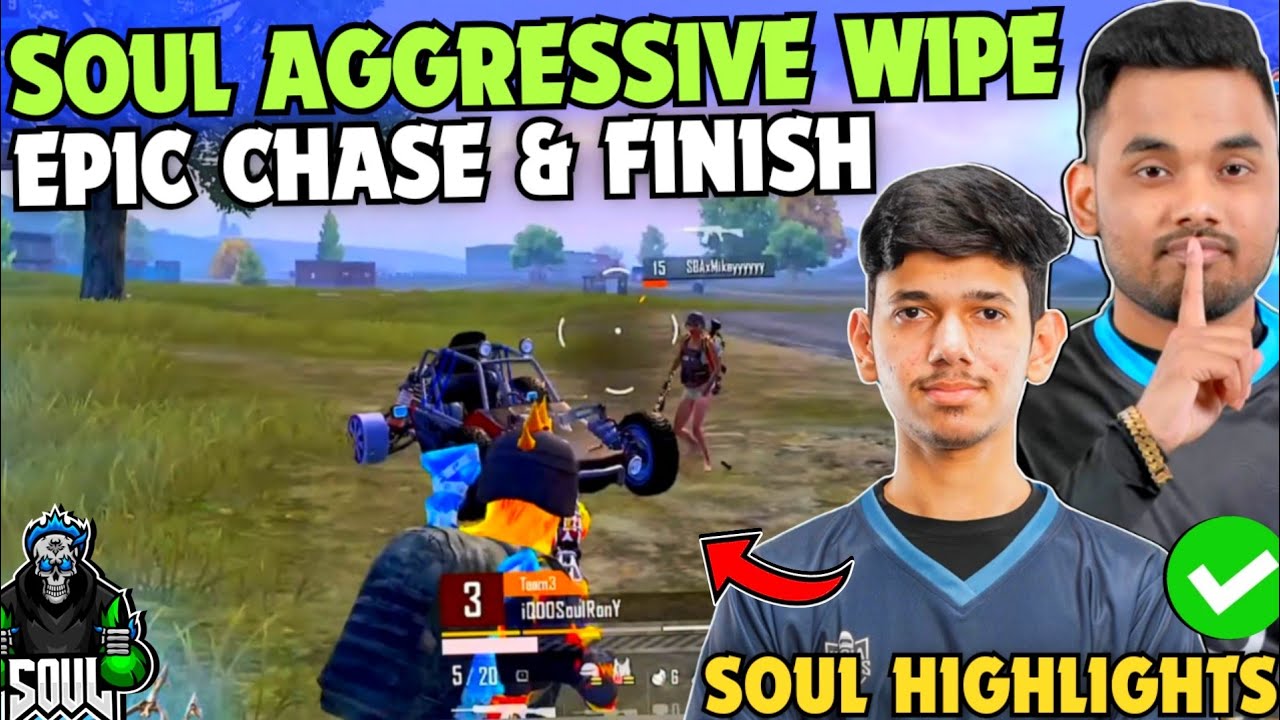 iQOOSouL Aggressive Wipes 😳 SouL NAKUL & RONY on Fire 🔥 Team SouL 🚀 ...