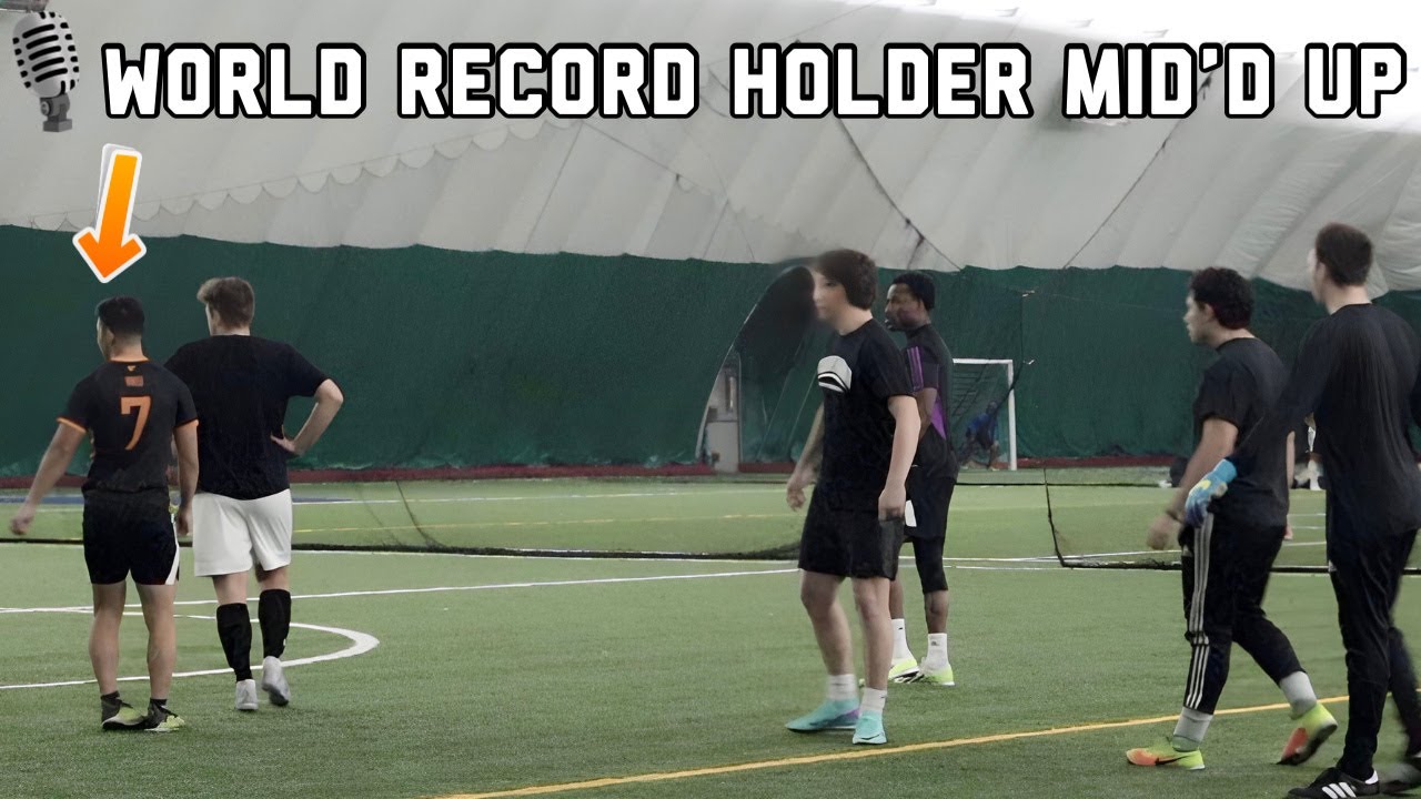World Record Holder Mic'd Up In Soccer Game