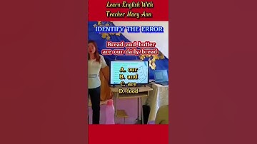 Identifying Error #asmr #learn #motivation #facts #quiz #english #learnenglish #learning #short