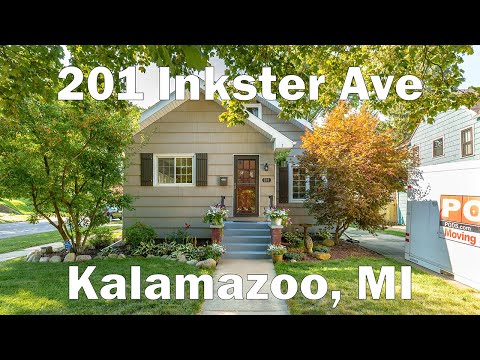 201 W Inkster Ave, Kalamazoo, MI home video tour