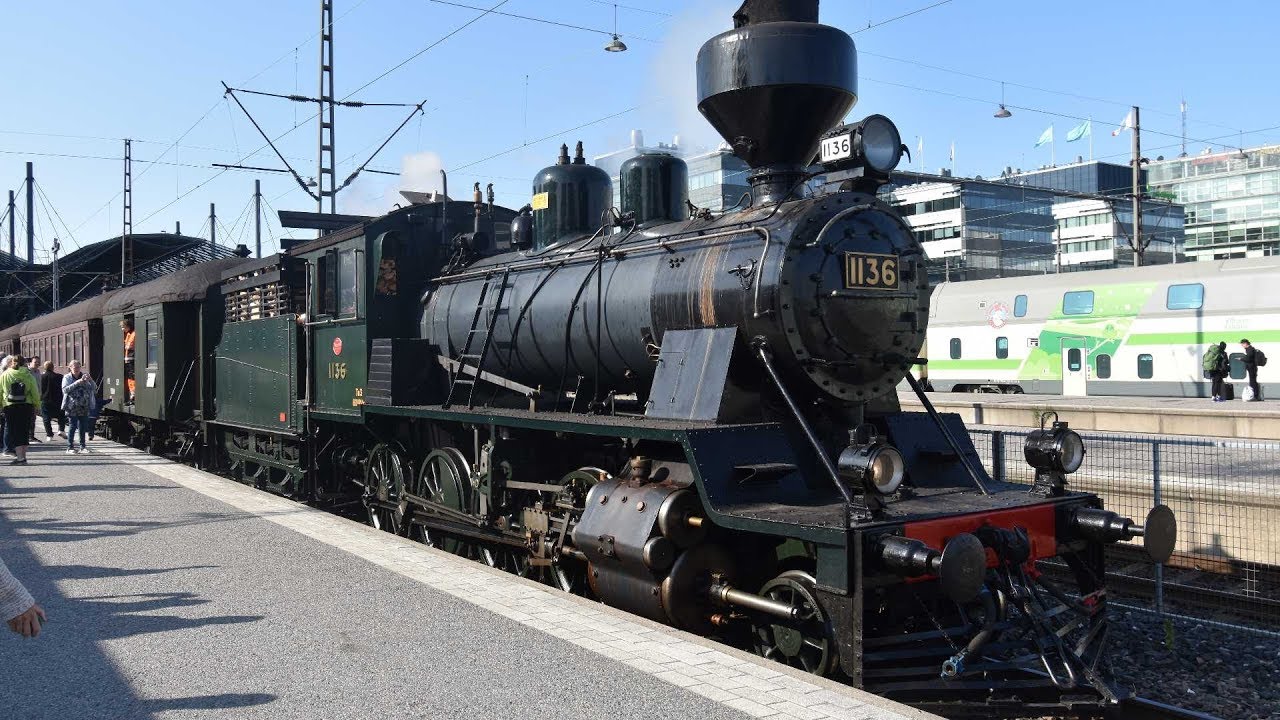 Höyryveturi Tk3 Pikku-Jumbo Helsingissä ja Keravalla 3.-4.8.2019