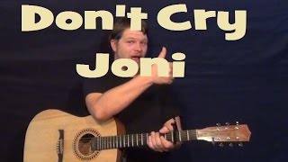 Don39t Cry Joni Conway Twitty Guitar Lesson Easy Chords How to Play Tutorial Fingerstyle