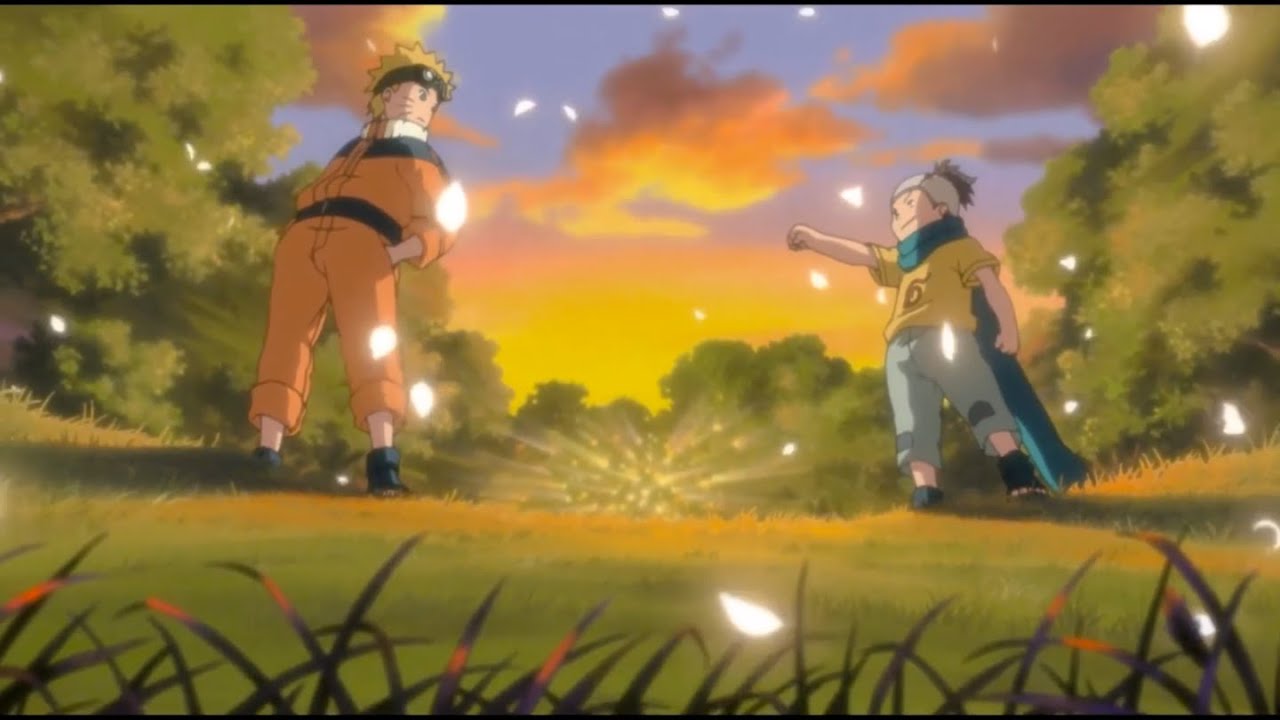 Naruto vs Konohamaru ,Eng-DUB, Chunin Exam , one of the best underrated