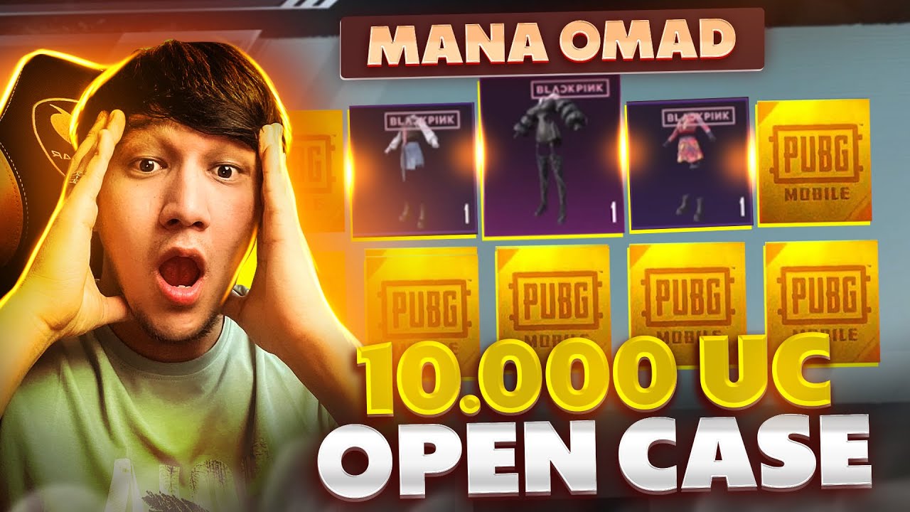 OPEN CASE DI JINNISI 10.000UC GA SHUNCHA NARSA PUBG MOBILE KONKURS 5 TA RP