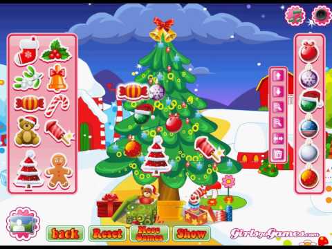 Juegos de decorar arbol de navidad - YouTube