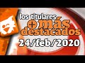 TITULARES -  24 DE FEBRERO 2020