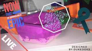 Plaster of Paris Mold is done////Hanging out with A Skewed View 3D