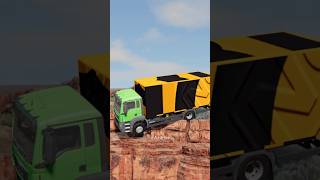 Dumper truck driver fall down crash #beamngdrive #truck #dumper #india #shorts #gaming #fall #usa screenshot 5