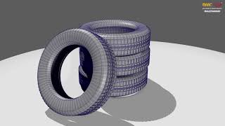 Tyre_Modeling Tutorial in 3 mins #maac #maacmalleswaram #maya