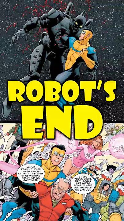 How Invincible ENDS Robot's Reign 🤯 #invincible #comics #shorts