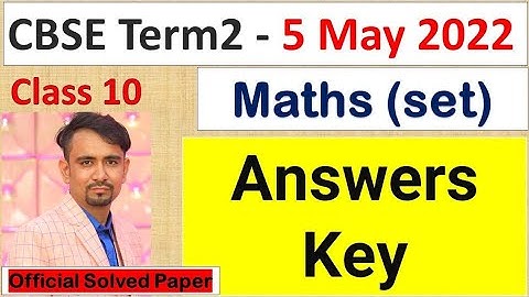 10th class maths answer key 2022/term 2 ll basic maths answer key 2022 / maths term 2 Paper Solution
