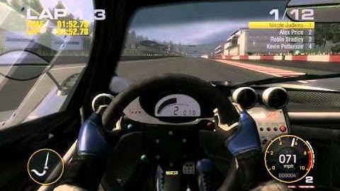 Race Driver: Grid Cockpit View Racing