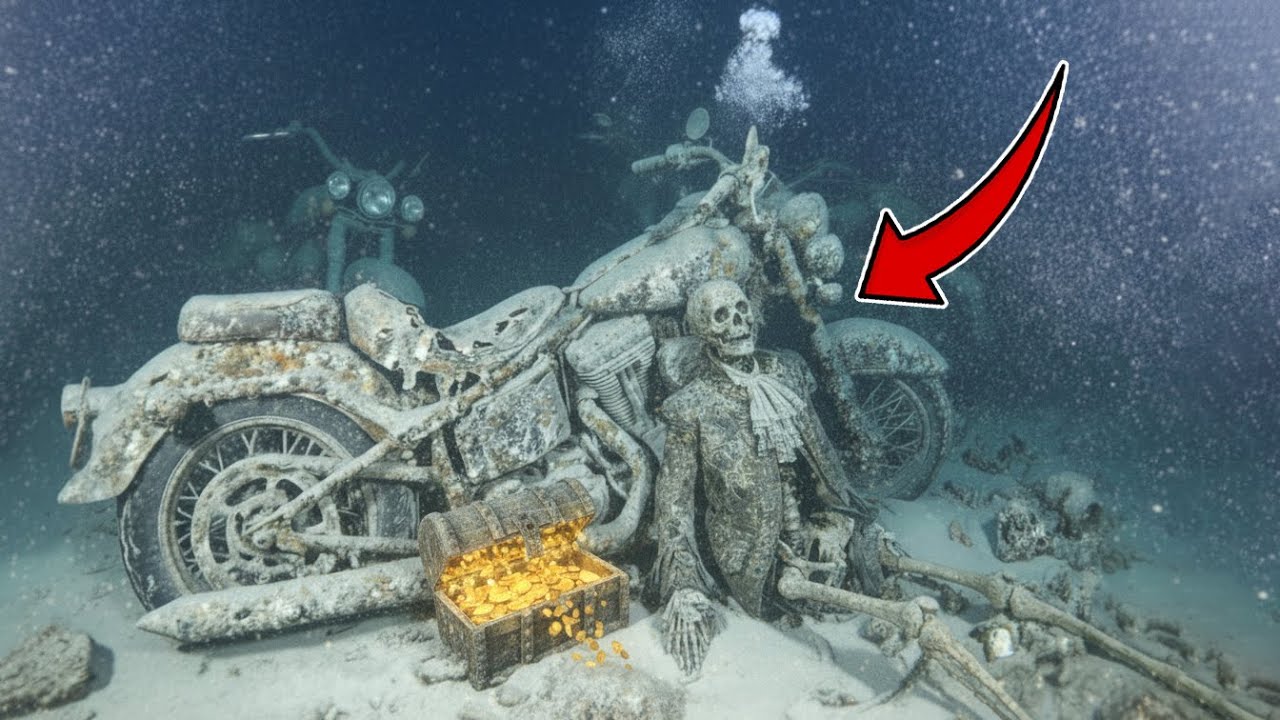 HOT: Discovered A Ship Carrying Hundreds Of Large-Displacement Motorcycles Sunk In World War II