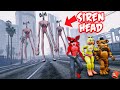 SIREN HEAD ARMY vs Animatronics! (GTA 5 Mods FNAF RedHatter)