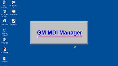 How to set GM MDI WIFI Multiple Diagnostic Interface?