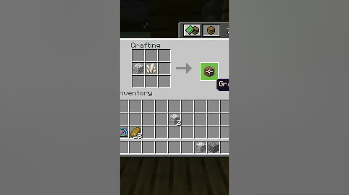 🤘WHY?! How to CRAFT Diorite, Andesite AND Granite in #minecraft Bedrock! #shorts