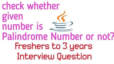 palindrome number in java | palindrome program | reverse number | by Java concepts by Jay tutorial |