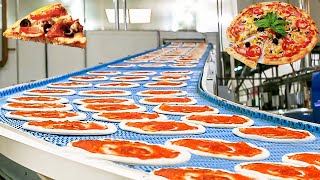 Как делается пицца: автоматическая линия по производству замороженной пиццы на фабрике | Пищевой завод