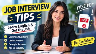 Details English Podcast, 21 job interview tips + Free PDF JOB INTERVIEW ENGLISH GUIDE Update