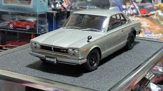 オートアートAUTOart】1/18 スカイライン 2000GT-R ハコスカ - YouTube