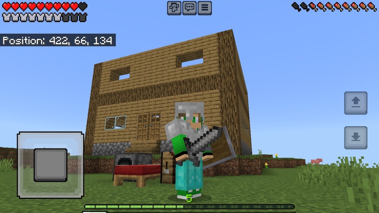 minecraft episode 3 building a house - YouTube