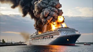 1 Minute Shame! Russia's largest cruise ship carrying 60 top businessmen dies in the Black Sea