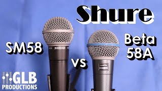 Shure SM58 vs. Shure Beta58A