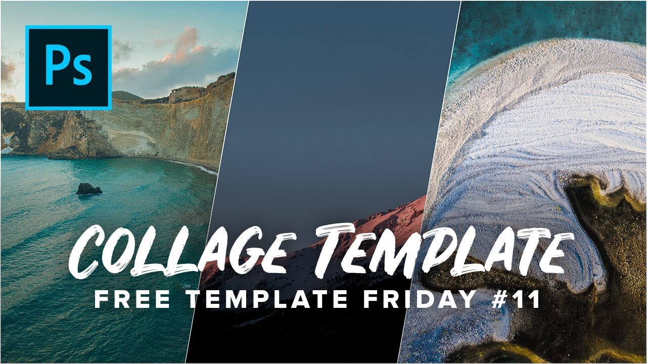  FREE  Photoshop  Collage Template  YouTube