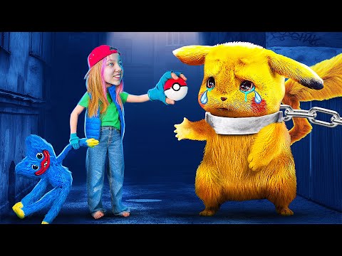 Sad Origin Story Of Pokemon Pikachu! Im not a monster  music clip! My Pokemon is Missing!