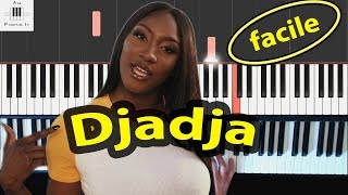 Video thumbnail of "Aya Nakamura - Djadja - Piano FACILE Tuto - (PAROLES LYRICS)"